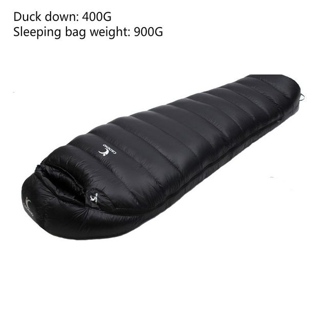 OutdoorUltraLightMummiesSleepingBagWhiteDuckDownLightweightTravelCampingWinterDownSleepingBagWinterAutumn_desvips.com