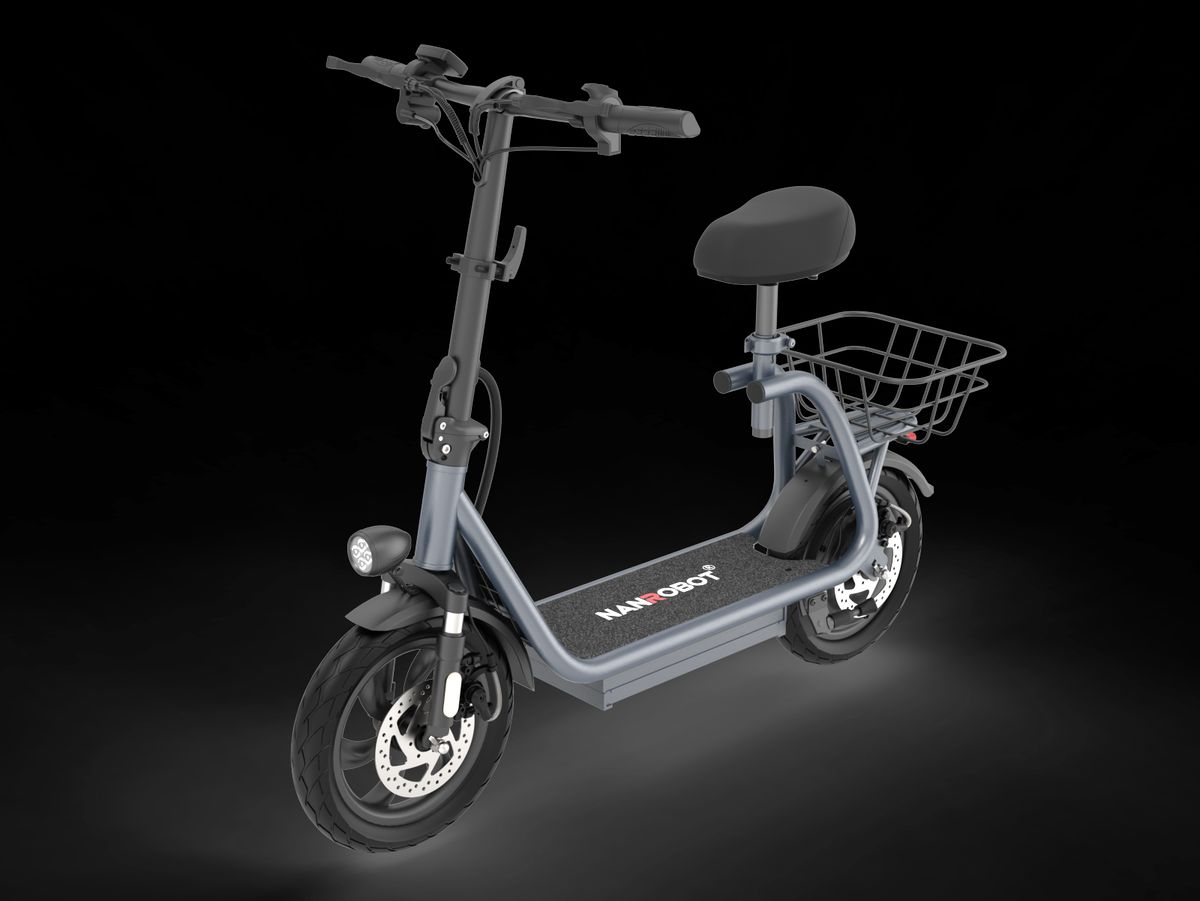NANROBOT M5 Pro"48V 10.4Ah 750W" Electric Bicycle For Adults BLACK GREY_desvips.com