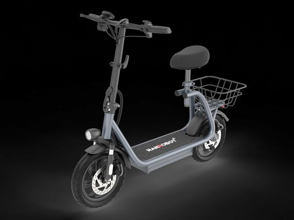 NANROBOT M5 Pro"48V 10.4Ah 750W" Electric Bicycle For Adults BLACK GREY_desvips.com