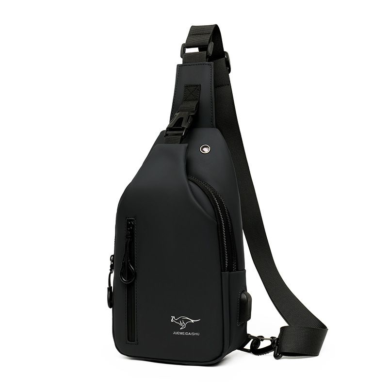 Men Outdoor Sports Chest Men's Casual One Shoulder Waterproof Large-Capacity Crossbody Bag_desvips.com