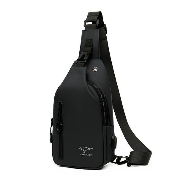 Men Outdoor Sports Chest Men's Casual One Shoulder Waterproof Large-Capacity Crossbody Bag_desvips.com