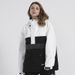 001 001 Winter New For Women Korean Double Reflective Warm Waterproof Night Glow Ski Hoodie Single Board Color Block Snow Suit_desvips.com