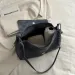 Women's Shoulder Bag: Trendy Chain Crossbody Bag, Triple Tone: Grey/Brown/Blue E0a1_desvips.com