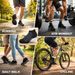Men's Bamboo Running Athletic Socks Cushioned Moisture Wicking Low Cut Reinforced 8 Pairs_desvips.com