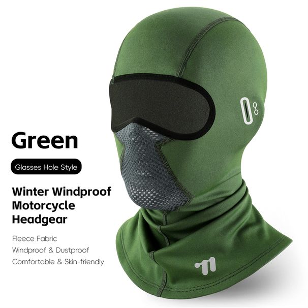 Winter Warm Cycling Face Mask Fleece Hiking Camping Ski Balaclava Neck Scarf Windproof MTB Road Bicycle Mask_desvips.com