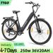 TTGO HZ-28ST Electric Bike For Adult 28" Step-thru Commuter City Ebike 250W Motor 36V 20Ah Battery_desvips.com