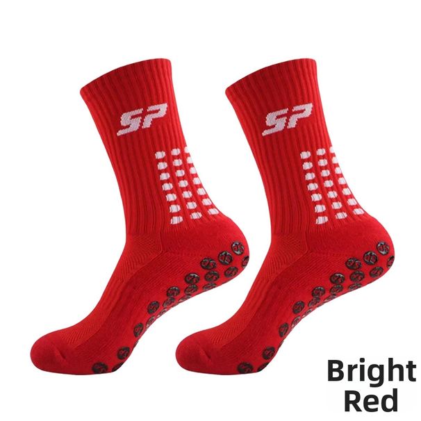 SP Professional Customized Outdoor Training Soccer Socks Shock Absorbing Terry Cloth Sole Non Slip Adhesive Breathable Sweat Wicking Sports Socks_desvips.com