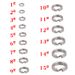304 Stainless Steel Flattening Ring, Double Layer Flattening Ring For Fishing Lures, Small Fishing Accessories (50 Pieces/bag)_desvips.com