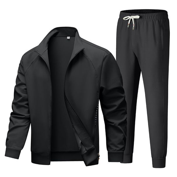 Men's Spring Autumn Hoodie Sports Suit Trendy Loose Fit Casual Outdoor Camping Hiking Clothing In Stock For Wholesale_desvips.com