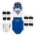 ZTTY Taekwondo Training Set 5-Piece PU+EVA Protective Gear With Bamboo Texture (Red/Blue) For Martial Arts & Fitness_desvips.com