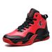 High-top Men's All Seasons 2025 New Sports Student Wear-resistant Trendy Large Size Youth Leather Basketball Shoes_desvips.com