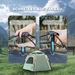 Qunature Camping Tent 2-4 Persons Pop-Up Tent Dome Tent Camping Tent Waterproof_desvips.com