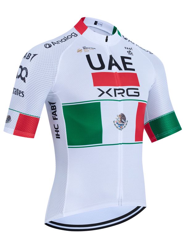 2026 New MEXICO Cycling UAE Team Bike Jersey Shorts Men Women Quick Dry Ropa Ciclismo Pro Bicycle TShirt Clothing_desvips.com