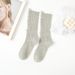 Trendy Ripped Beggar Socks For Women Thin Slouch JK Style Casual Long Cotton Socks For Spring/Summer Instagram Style Sports & Outdoor Accessories_desvips.com