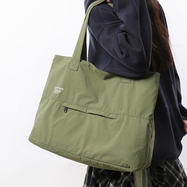 Outdoor Nical Style Original Simplicity Shoulder Waterproof Lightweight Tote Large Capacity Storage Commuter Bag_desvips.com