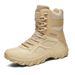 Men's Tactical High-Top Hiking Non-Slip Breathable Training Desert Outdoor Camping Work Boots Climbing Shoes_desvips.com