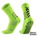 Wavy Jacquard Mid-Calf Soccer Socks High Elastic Waistband Non-Slip Dotted Terry Cloth Sole Sports Socks for Wholesale Export_desvips.com