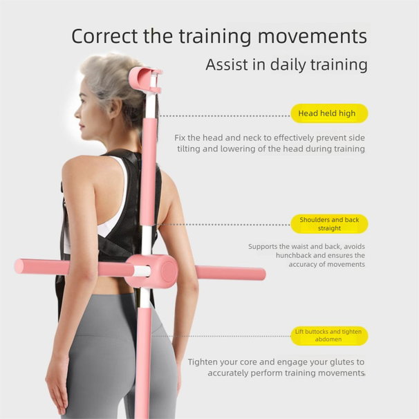 Yoga Stick And Shoulder Opener Back Tool Children's Posture Hunchback Spine Correction Cross Training Equipment_desvips.com
