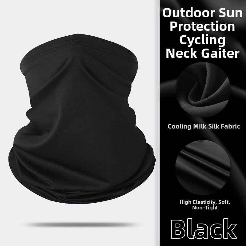 Ice Silk Sun Protection Neck Scarf Breathable Quick Drying Nylon Magic Scarf With Ear Loops For Face Protection Outdoor Cycling Mask High Elasticity_desvips.com