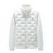Cross-border Splicing Slim Stand-up Collar Down Cotton Clothes Autumn And Winter New Couple Men's Clothing Embroidered US Letter Simple Coat_desvips.com
