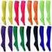 Solid Color Soccer Socks Non-Pilling Medium Thickness For Men Women Children Adults High Elasticity Mid Length_desvips.com