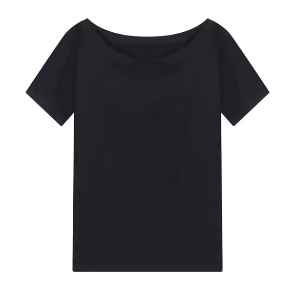 Cross-border Custom-made Women's Loose-fitting European And American Summer Fashion Tops, Trendy Off-shoulder_desvips.com
