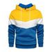 Spring And Autumn Color Block Fashion Sweatshirt Men's Casual Sports Top_desvips.com