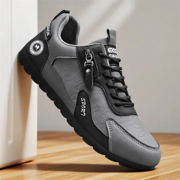 PU Leather Casual Men Sneakers Spring Autumn Winter For Male Comfortable Walking Shoes Athletic_desvips.com