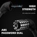 ROCKBROS Bicycle lock E-bike 5-digit combination lock Motorcycle, Scooter, Mountain bike, 3 styles_desvips.com