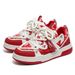 2027 Fashion Sneakers Youth/Men Artificial PU Splicing Low Top Lace-Up Breathable Thick Sole Increase Height Non-Slip Wear-Resistant Running Shoes_desvips.com