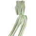 Women's Clothing round neck striped knitted vest top, two-piece suit, high waist, slimming, straight wide-leg pants_desvips.com