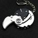 Coin Outdoor Folding Sharp Portable Pocket Pendant Neck Key Mini EDC Tool Fruit Knife_desvips.com