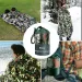 PE Emergency Sleeping Bag Camouflage Waterproof Portable Survival 120x200cm Sleeping Bag For Outdoor Camping Hiking Adventure_desvips.com