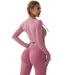 Sand Wash Seamless Knit Set Ribbed Sexy Top High Waist Butt-Lifting Sports Yoga Pants_desvips.com