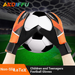 Kids Soccer Goalkeeper Gloves Latex Anti-Collision Goalkeeper Gloves_desvips.com