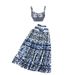 Women Two piece set of short strapless suspender with three-dimensional chest pad and pleated skirt_desvips.com