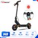 SUNNIGOO N8 (ABE) Electric Scooter 1200W Peak Fingerprint Unlock 40km/h 48V 13Ah 50km Adult E-Scooter With Smart APP & Bluetooth Speaker_desvips.com