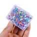 100pcs/box Mixed Color Luminous Fish Eye Fishing Beads Carolina Taxes Rigs Fishing Lures Fly Tying DIY Bass Tackle_desvips.com
