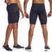 Men's Quick Drying Fitness Pants High Elasticity Breathable Tight Fitting For Training Yoga Sports Autumn Winter Five Point_desvips.com