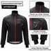 ROCKBROS cycling jacket winter suit jacket trousers sport warm European size M-4XL_desvips.com