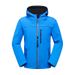 New Releases In December Outdoor Soft Shell Jacket For Men, Cycling, Fishing, Hooded, Skiing, Windproof, Water-Resistant, Warm, Mountaineering,_desvips.com