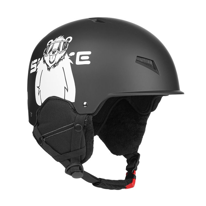 New Adult Hat Adjustable Helmet Single Board Velvet Outdoor Sports Ski Equipment_desvips.com