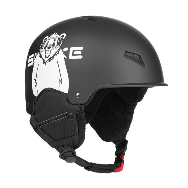 New Adult Hat Adjustable Helmet Single Board Velvet Outdoor Sports Ski Equipment_desvips.com