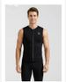 3mm Sleeveless Two-piece Wetsuit Top For Men And Women, With Fleece Lining For Warmth, Suitable For Swimming, Surfing, And Snorkeling._desvips.com