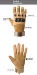 Cross-border Tactical Gloves For Men, Half-finger And Long-finger, Sports Wear-resistant Outdoor Fitness Gloves, Combat Non-slip Cycling Gloves_desvips.com