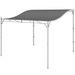 Ersatzdach Für Pergola Sonnensegel Für Terrassenüberdachung Ersatz-Dachplane Für 3 X 3 M Pavillon 298x293 Cm Dunkelgrau_desvips.com