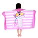 Swimming Towels Cartoon Beach Towel Enlarged Children Can Wear Bath Towel Bathroom Bath Pure Cotton Hooded Bath Towel Bathrobe_desvips.com