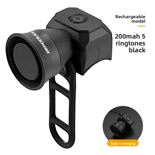 Outdoor Bicycle Volume Mountain Bike Mini Waterproof Bell Cycling Gear Wireless High-Pitched Horn_desvips.com