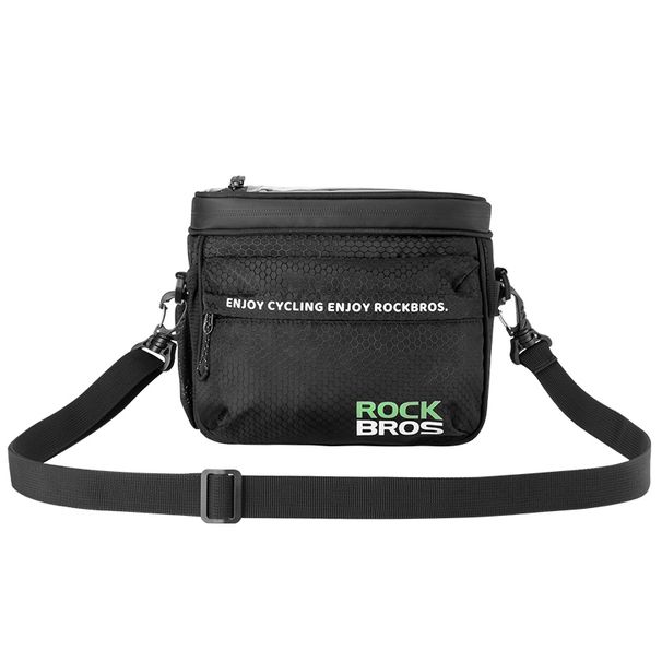 Rockbros Bicycle Front Travel Lunch Handlebar Pannier Handbag Storage Commuter Bag_desvips.com