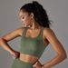 NOKOMETA New European And American Seamless Knitting Solid Color Dot Suspender Beauty Back Bra Sports Running Fitness Clothing Vest Women_desvips.com